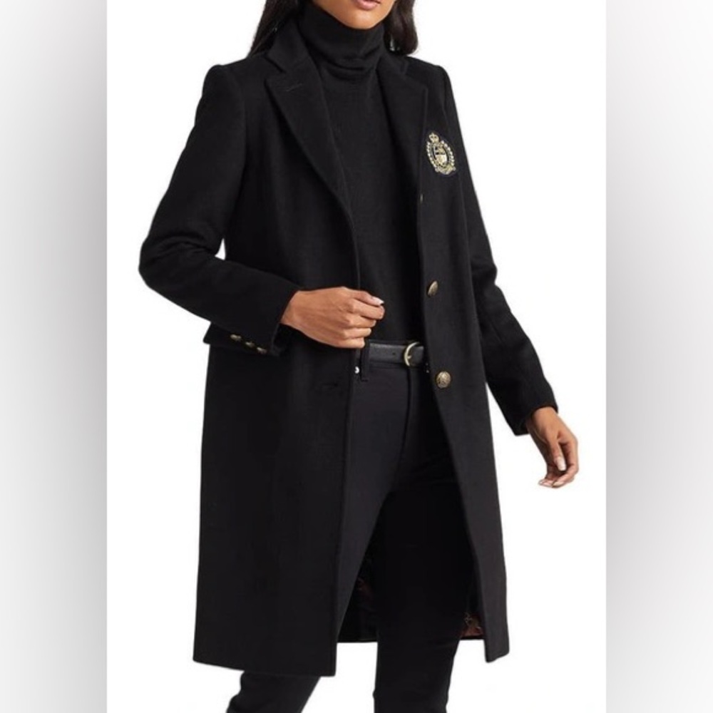 Ralph Lauren Navy Trench Coat